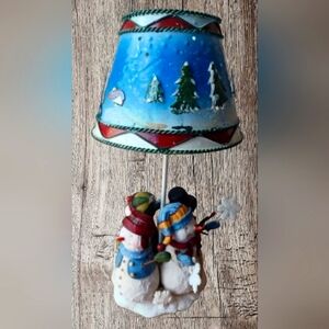 Snowman Tea Light Candle Holder
